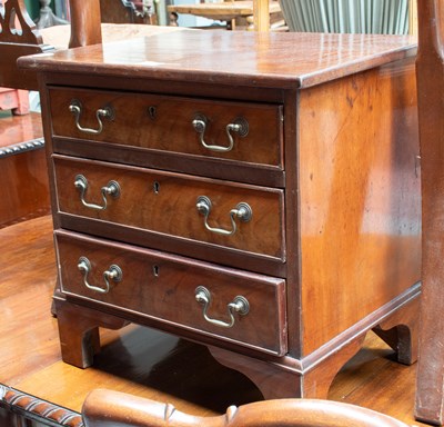 Lot 1281 - A 19th Century Miniature Chest of Drawers,...