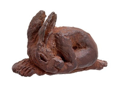 Lot 151 - Sophie Ryder (b.1943) "Kneeling" (2006) Signed...
