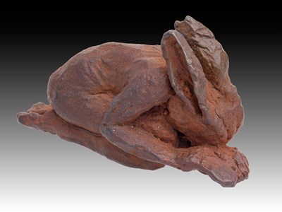Lot 151 - Sophie Ryder (b.1943) "Kneeling" (2006) Signed...