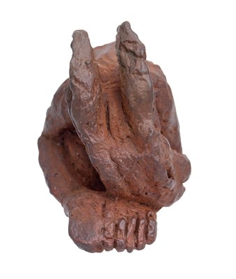 Lot 151 - Sophie Ryder (b.1943) "Kneeling" (2006) Signed...