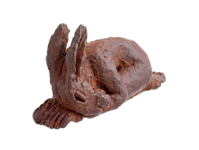 Lot 151 - Sophie Ryder (b.1943) "Kneeling" (2006) Signed...