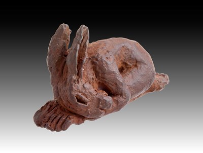 Lot 151 - Sophie Ryder (b.1943) "Kneeling" (2006) Signed...