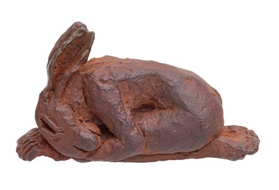 Lot 151 - Sophie Ryder (b.1943) "Kneeling" (2006) Signed...