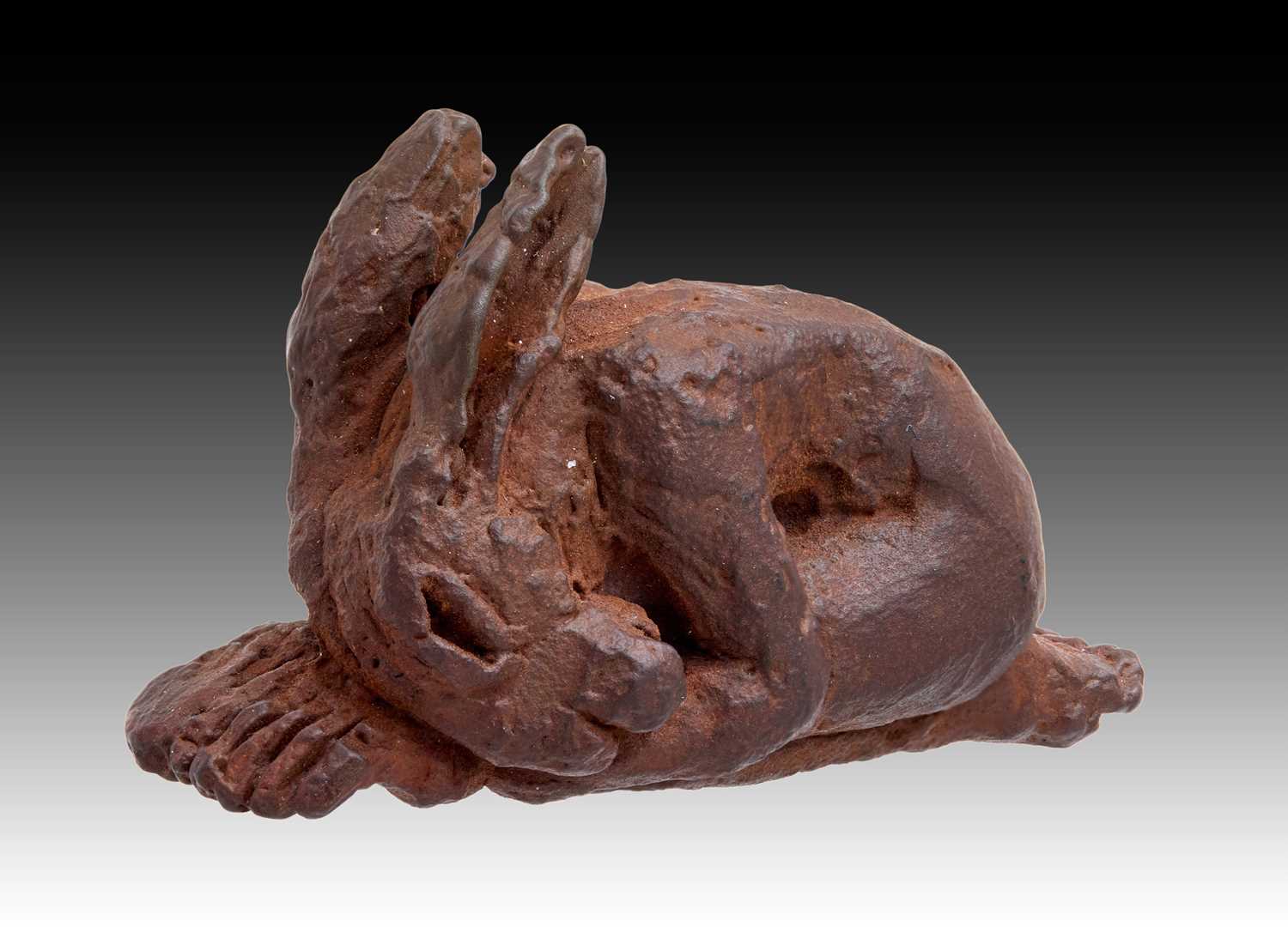 Lot 151 - Sophie Ryder (b.1943) "Kneeling" (2006) Signed...