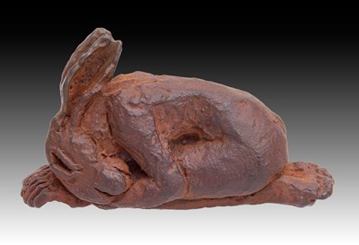 Lot 151 - Sophie Ryder (b.1943) "Kneeling" (2006) Signed...