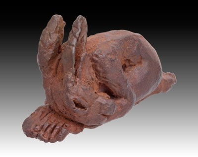 Lot 151 - Sophie Ryder (b.1943) "Kneeling" (2006) Signed...