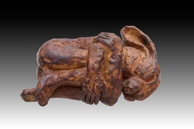 Lot Sophie Ryder (b.1963) "Curled Up" (2006)...