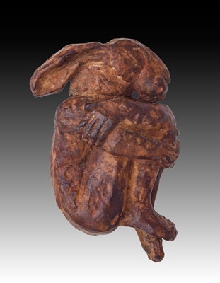 Lot 150 - Sophie Ryder (b.1963) "Curled Up" (2006)...