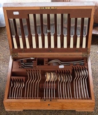 Lot 50 - An Elkington Silver Plated Table Service in...