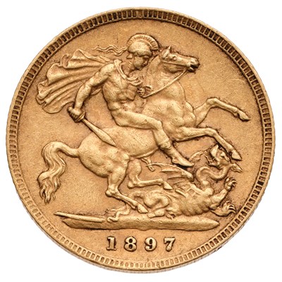 Lot 323 - Victoria, Half Sovereign 1897; very fine
