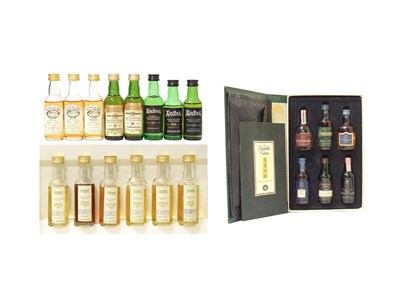 Lot 3187 - Scotch Malt Whisky Miniatures: Classic Malts...