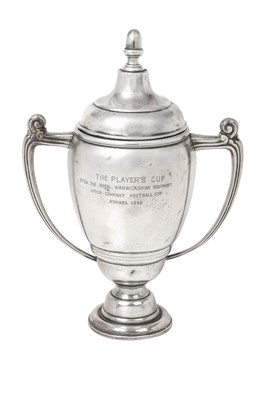 Lot 2176 - A George VI Silver Two-Handled Cup and Cover