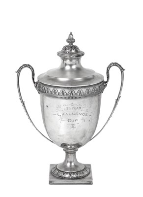 Lot 2175 - A George V Silver Two-Handled Cup and Cover