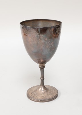 Lot 66 - A Victorian Silver Goblet, by William Smily,...