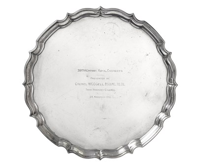 Lot 2179 - A George VI Silver Salver