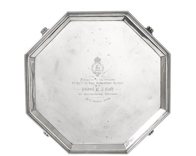 Lot 2177 - A George VI Silver Salver