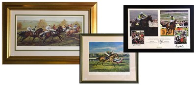 Lot 3006 - Paul Nicholls: Champion Trainer Autographed Montage