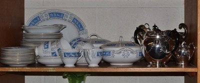 Lot 275 - Coalport Revelry part tableware and plated wares