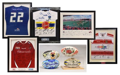 Lot 3008 - Rugby League Signed Shirts And Balls