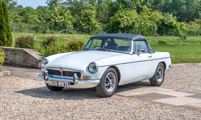 Lot 806 - 1973 MGB Roadster Registration Number: NUG...