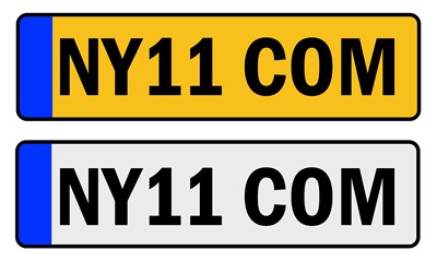 Lot 735 - Cherished Registration NY11 COM, with...