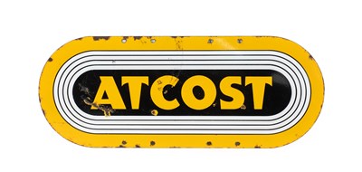 Lot 754 - ATCOST: A Single-Sided Enamel Advertising Sign...
