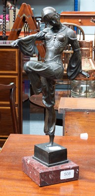 Lot 508 - After Demetre Chiparus (1886-1947), A Bronze...