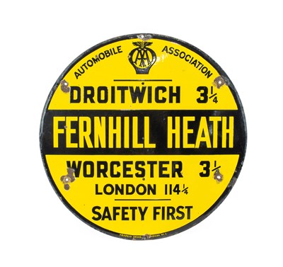 Lot 747 - AA FERNHILL HEATH: A Single-Sided Enamel...