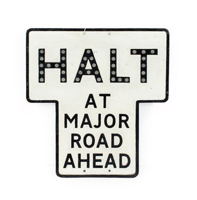 Lot 755 - HALT AT MAJOR ROAD AHEAD: A Single-Sided...