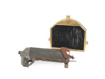 Lot 742 - An Edwardian Lamp Loughson Brass Car Radiator...