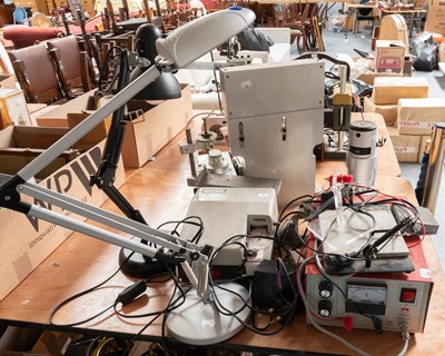 Lot 182 - Greiner Eletronic Watch Timing Machine, Two...