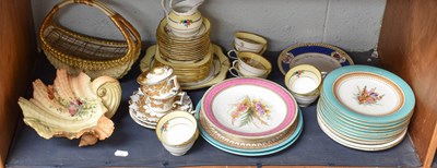 Lot 379 - Royal Worcester Blush Ivory Basket, Royal...