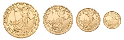 Lot 360 - Royal Mint, Gold Proof Britannia Collection...