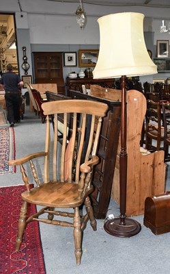 Lot 1322 - A 20th Century Comb Back Windsor Chair,...