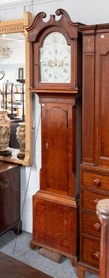 Lot 1372 - An Oak and Mahogany Eight Day Longcase Clock,...
