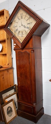 Lot 1252 - An Unusual Mahogany Eight Day Longcase Clock,...