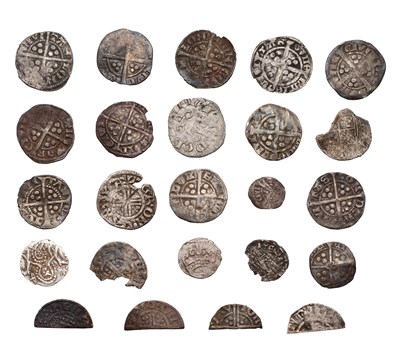 Lot 85 - An Assortment of Hammered Coins, 24 in total,...