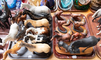 Lot 408 - Beswick Horses, including Connemara Pony,...