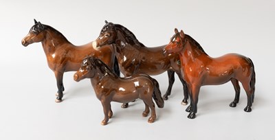 Lot 411 - Beswick Mountain and Moorland Ponies,...