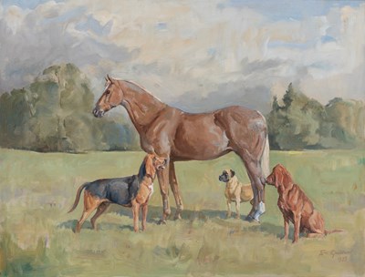 Lot 1018 - Eric Goddard (20th Century) Portrait of a...