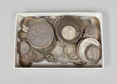 Lot 352 - Mixed Pre-1920 Silver Coinage, sterling silver,...