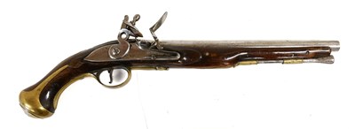 Lot 365 - A Late 18th Century Officer's Flintlock Pistol,...