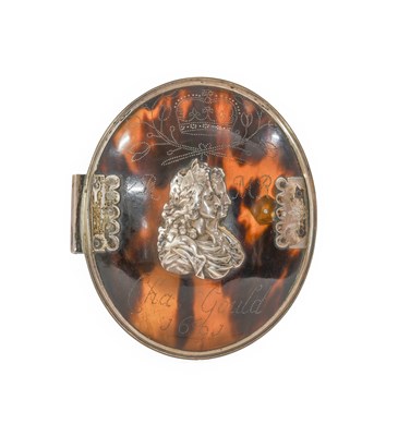 Lot 263 - A William & Mary Silver-Mounted Tortoiseshell...