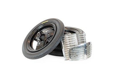 Lot 622 - A Set of Austin A40 Pedal Car Three-Spoke...