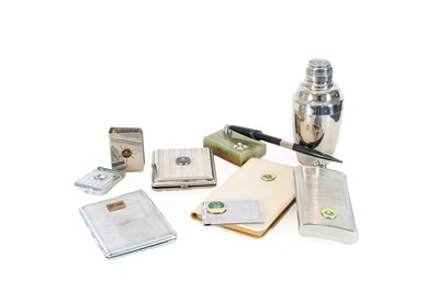 Lot 613 - A Chromed Cocktail Shaker, with Silverstone...