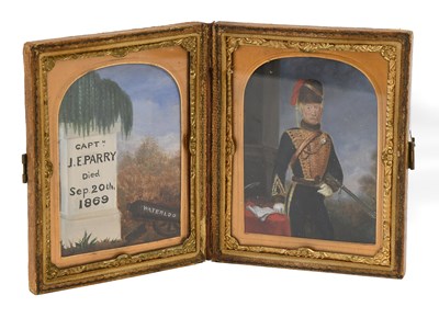 Lot 209 - A 19th Century Miniature Portrait of Captain J....