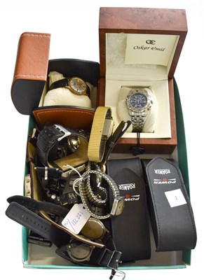 Lot 328 - A Selection of Wristwatches, comprising of,...
