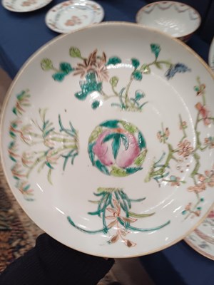 Lot 47 - A Chinese Porcelain Saucer, Jiaqing reign mark...