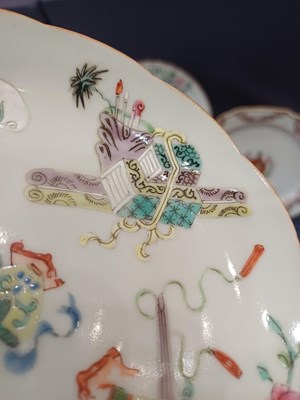 Lot 47 - A Chinese Porcelain Saucer, Jiaqing reign mark...