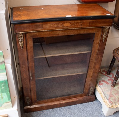 Lot 1256 - Victorian Walnut Pier Cabinet, 75cm by 31cm by...